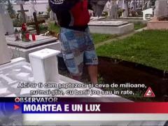 Specula in cimitirele din Capitala