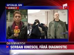 Actorul Serban Ionescu ar putea avea un diagnostic gresit!