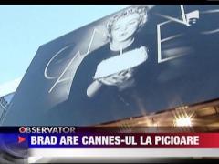 Brad Pitt are Cannes-ul la picioare