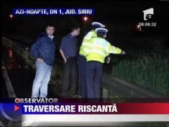 Femeie lovita de un camion