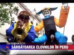 Sarbatoarea clovnilor in Peru