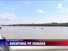 Barca din PET-uri pe Dunare