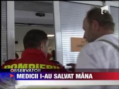 Medicii i-au salvat mana cetateanului austriac ranit in timpul reconstituirii unei batalii