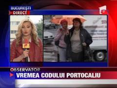 Cod portocaliu de ploi in 12 judete