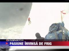 Frigul si viscolul puternic i-au stricat planurile alpinistului Horia Colibasanu