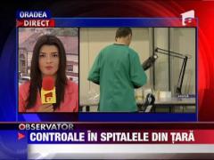 Ministerul Sanatatii incepe controale in spitalele din Romania