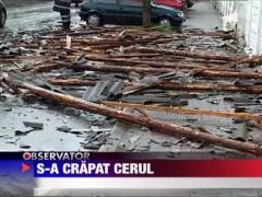 Ploi torentiale in jumatatea nord-vestica a tarii