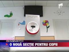 O noua sectie pentru copii