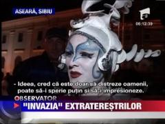 "Invazia" creaturilor in Piata Mare din Sibiu