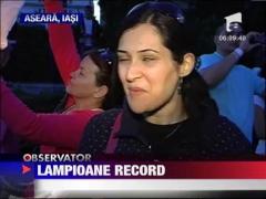 Iasi: Lampioane record pe cerul orasului