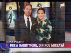 Drew Barrymore, din nou mireasa
