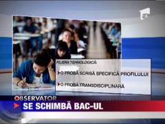 Examenul de bacalaureat isi schimba forma