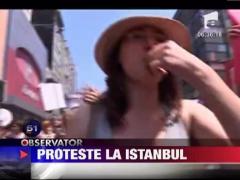 Proteste la Istanbul