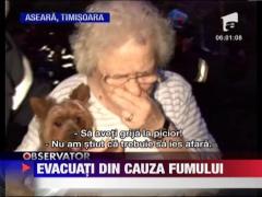 Incendiu la subsolul unui bloc din Timisoara