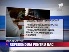 Probe diferentiate la BAC, incepand cu anul 2013