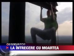 Sport extrem pe macara