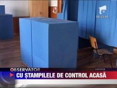 Timis: 5 de presedinti de sectii de votare au plecat cu stampilele de control acasa