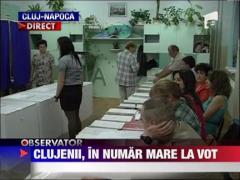 Clujenii, in numar mare la vot