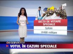 Sectii de votare speciale