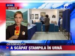 A scapat stampila in urna