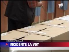 Primele incidente la vot