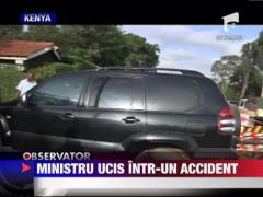 Ministru kenyan, ucis intr-un accident aviatic