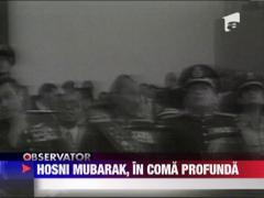 Hosni Murbarak, aflat in coma profunda