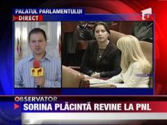 Sorina Placinta a plecat de la PDL la PNL