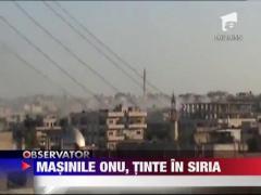 Un convoi ONU a fost atacat in Siria