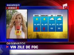 Vine canicula: Temperaturi de 35-36 de grade si indice de confort termic peste pragul critic