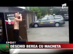 Suporterii polonezi deschid berea cu maceta