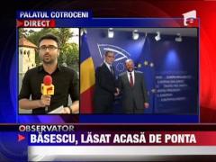 Traian Basescu, scos din delegatia Romaniei la Consiliul European
