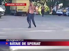 Scene socante la Tulcea! Trei barbati s-au batut in strada pentru o camera video!