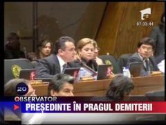 Presedintele din Paraguay, in pragul demiterii