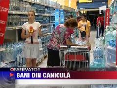 Canicula - apa vie pentru proprietarii de terase si gelaterii