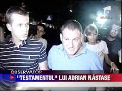 Fiul sau cel mare al lui Adrian Nastase va prezenta astazi "testamentul" tatalui sau