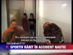 Sportivul Iustin Porcarasu a fost grav ranit intr-un accident nautic