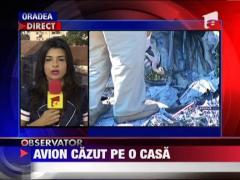 Arad: Un avion de mici dimensiuni s-a prabusit peste o casa