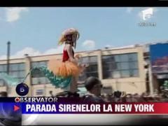 "Parada sirenelor" la New York