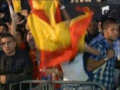 A plouat cu pietre si torte la Paris, dupa eliminarea Frantei de la Euro