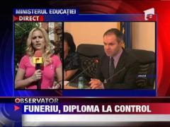 Daniel Funeriu, verificat la diplome