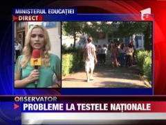 Probleme la testele Nationale