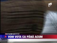 Nu vom mai avea vot uninominal intr-un sigur tur de scrutin