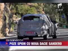 Primele poze cu noua Dacia Sandero