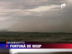 Furtuna de nisip spectaculoasa, in Phoenix