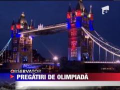 Podul de pe Tamisa, impodobit cu cercurile olimpice