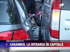 Carambol la intrarea in Capitala