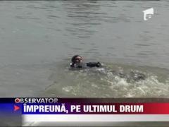 Familia inecata in raul Siret, impreuna pe ultimul drum