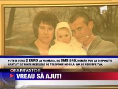 VREAU SA AJUT! Se lupta cu o boala grava la nici trei anisori