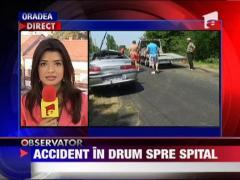 Accident fatal in drum spre spital